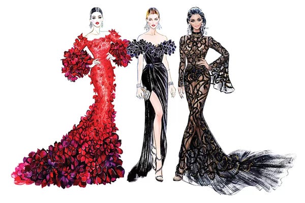 Fashion Illustrations: Girls Glamour by Sunny Gu