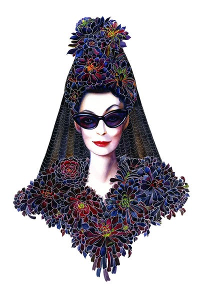 Diane by Sunny Gu canvas print