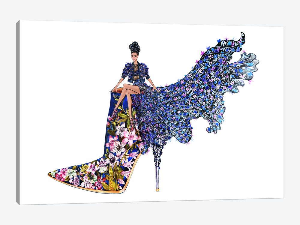 Ralph And Russo Shoe Comp by Sunny Gu 1-piece Canvas Artwork