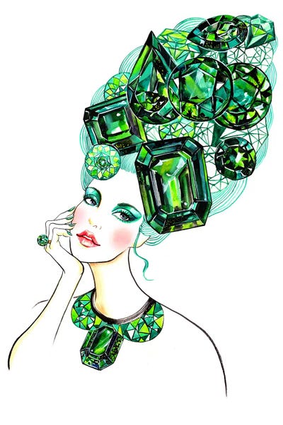 Seasonal Glam: Emerald by Sunny Gu