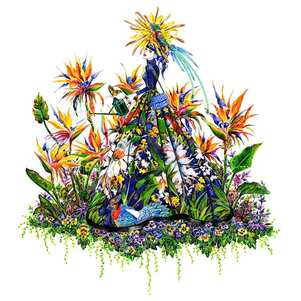 Birds Of Paradise: Garden by Sunny Gu