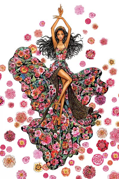 Fashion Illustrations: Let Me Dream, Elie Saab by Sunny Gu