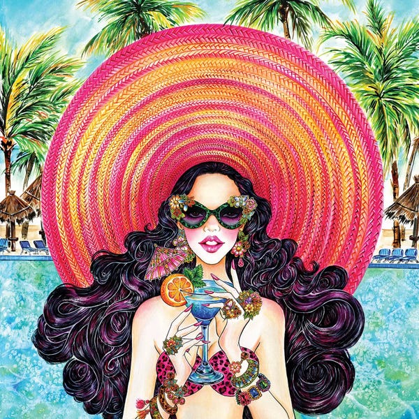 Sunny Gu: Palm Hat by Sunny Gu