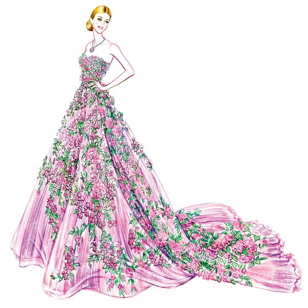 Sunny Gu: Pink Floral by Sunny Gu