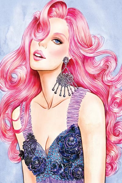Pink RODARTE by Sunny Gu art print