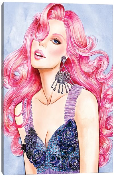 Pink RODARTE Canvas Art Print - Sunny Gu