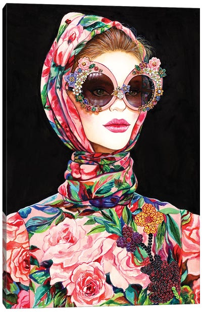 Bella DG Canvas Art Print - Fashion Illustrations