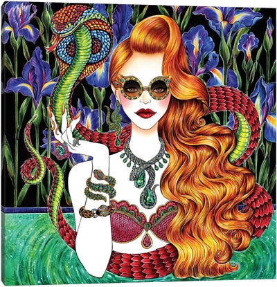 Serpent Canvas Art Print - Sunny Gu