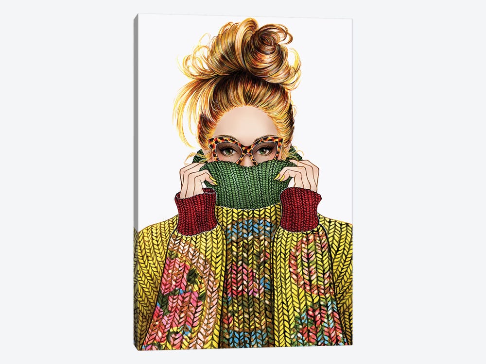 Sweater Season by Sunny Gu 1-piece Canvas Print