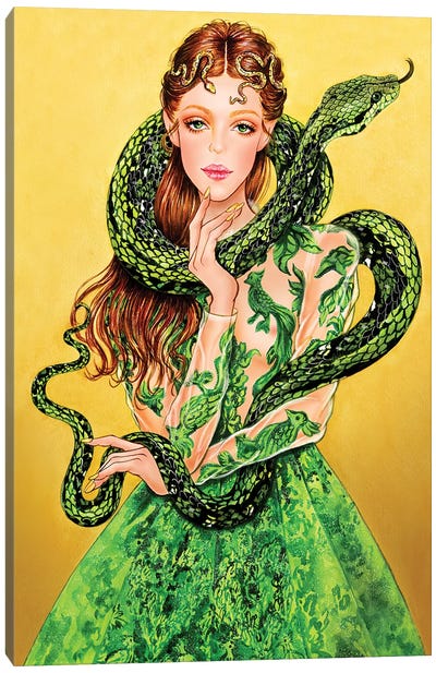 Valentino Serpent Canvas Art Print - Snake Art