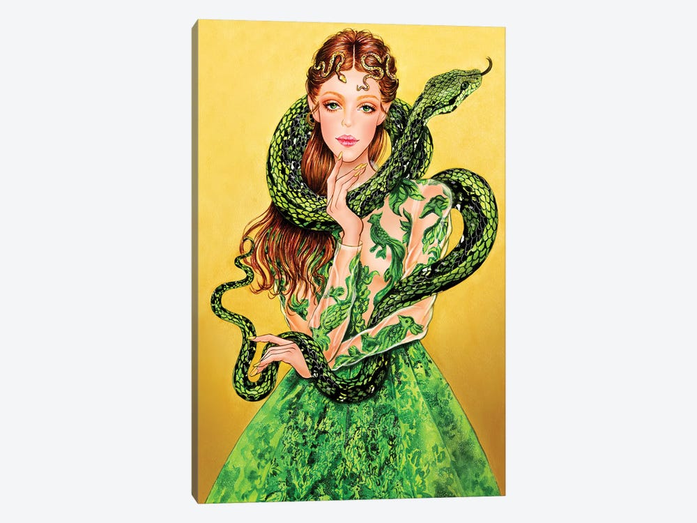 Valentino Serpent by Sunny Gu 1-piece Canvas Art Print