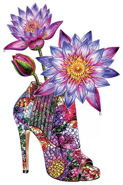 High Heels: Lotus Shoes by Sunny Gu