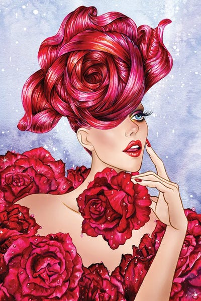 Fashion Illustrations: Rose by Sunny Gu