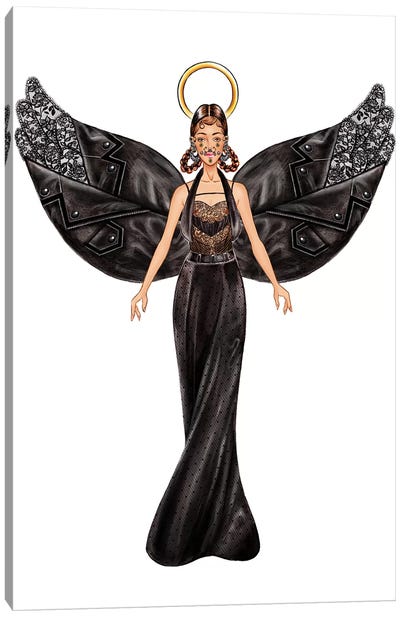 Lystmas Angel Givenchy Canvas Art Print - Model Art