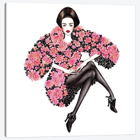 Chanel Couture Canvas Print #SUN6} by Sunny Gu Canvas Artwork