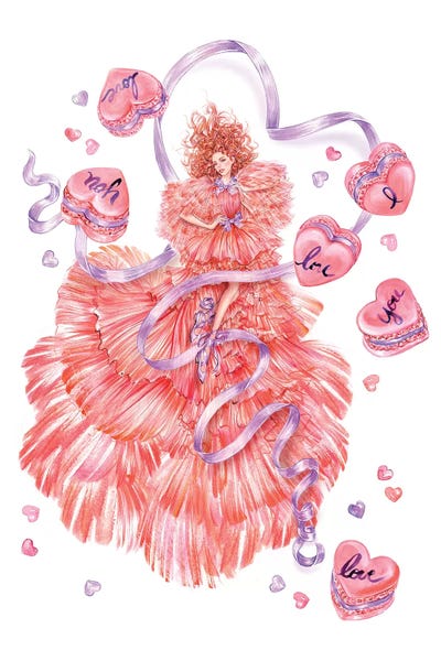 Macaron II by Sunny Gu metal wall art