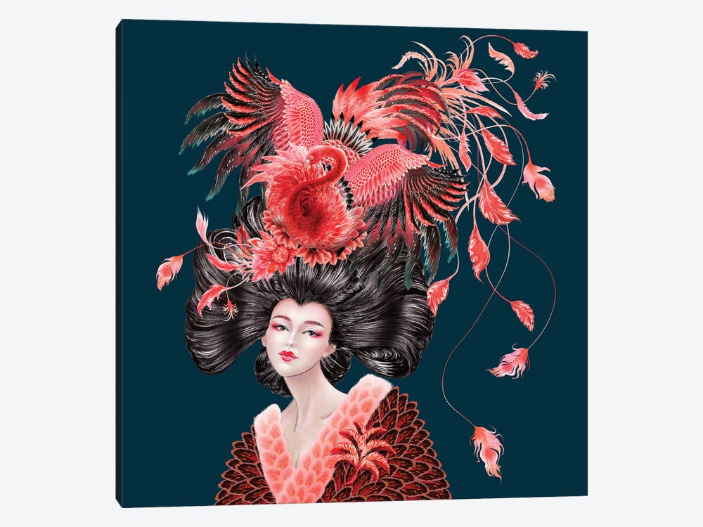 Flamingo by Sunny Gu 1-piece Art Print