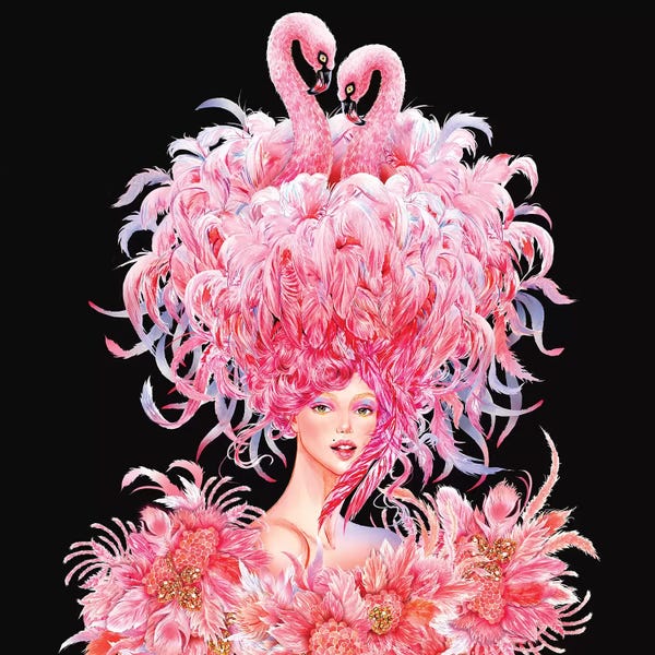 Flamingos: Flamingo Girl by Sunny Gu