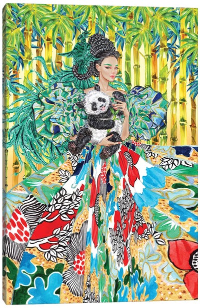 Gren Big Sleeve Canvas Art Print - Bamboo Art