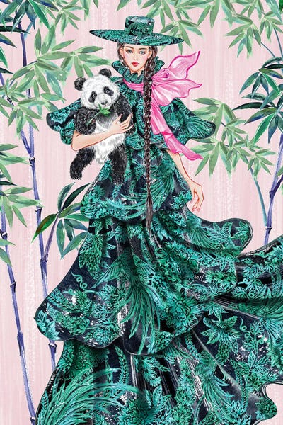 Bamboo: Green Hat Girl by Sunny Gu