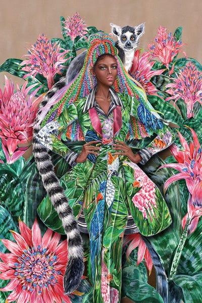 Sunny Gu: Lemur Tropical Suit by Sunny Gu
