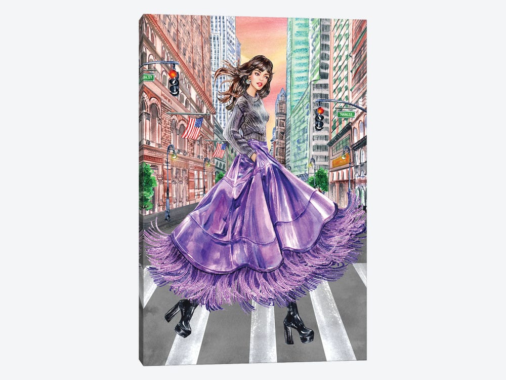 Fall In Love NY - Bottega Veneta by Sunny Gu 1-piece Canvas Art Print