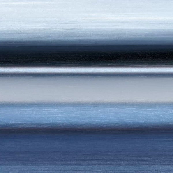 Linear Abstract: Indigo I by Susan Jill