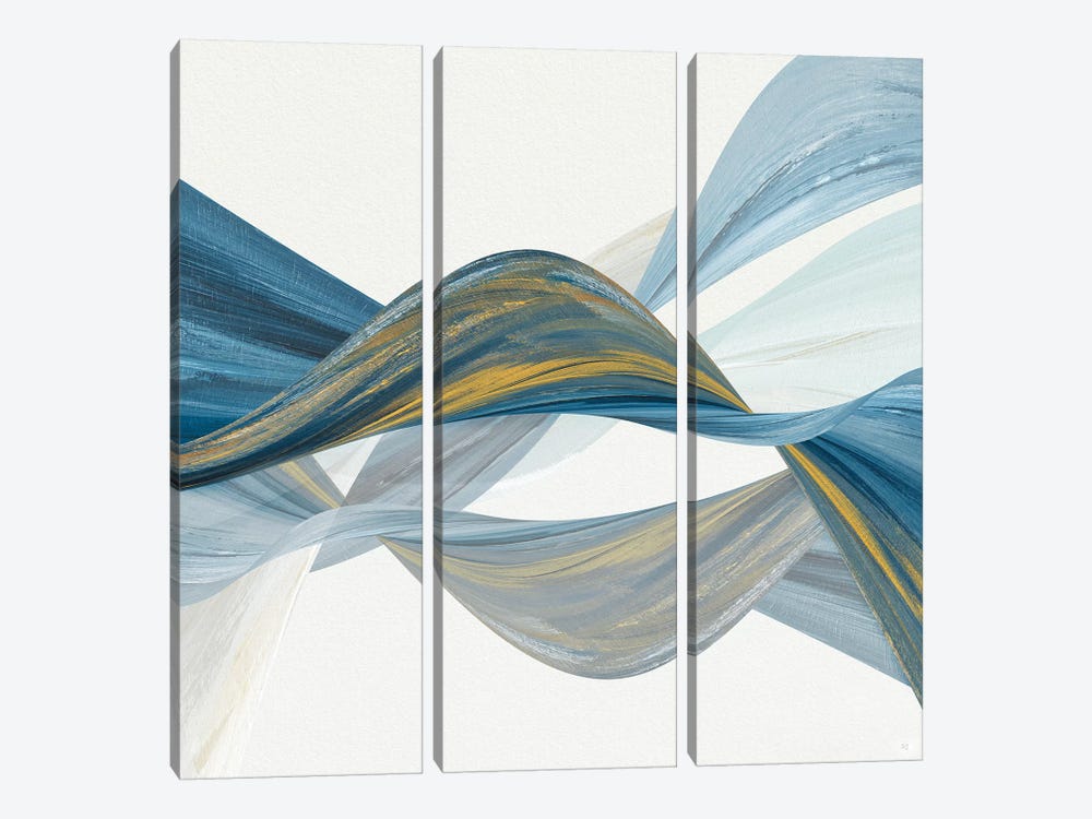 Changing Currents I by Susan Jill 3-piece Canvas Artwork