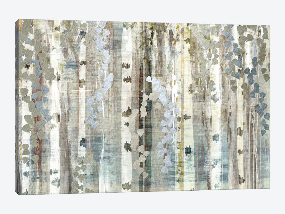 Birch Wood Meadow by Susan Jill 1-piece Canvas Art