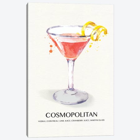 Cosmopolitan Canvas Print #SUS152} by Susan Jill Art Print