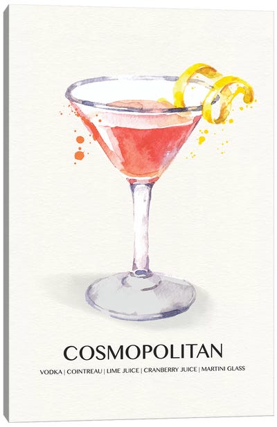 Cosmopolitan Canvas Art Print - Susan Jill