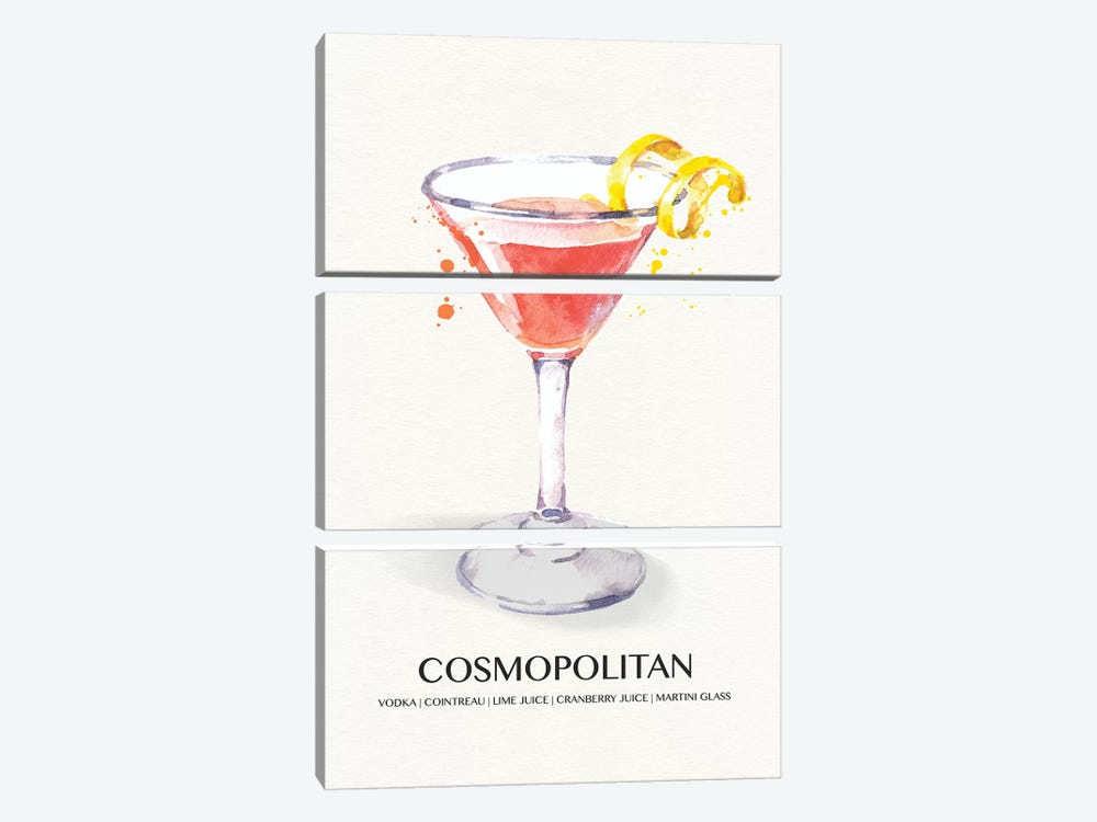 Cosmopolitan by Susan Jill 3-piece Canvas Art
