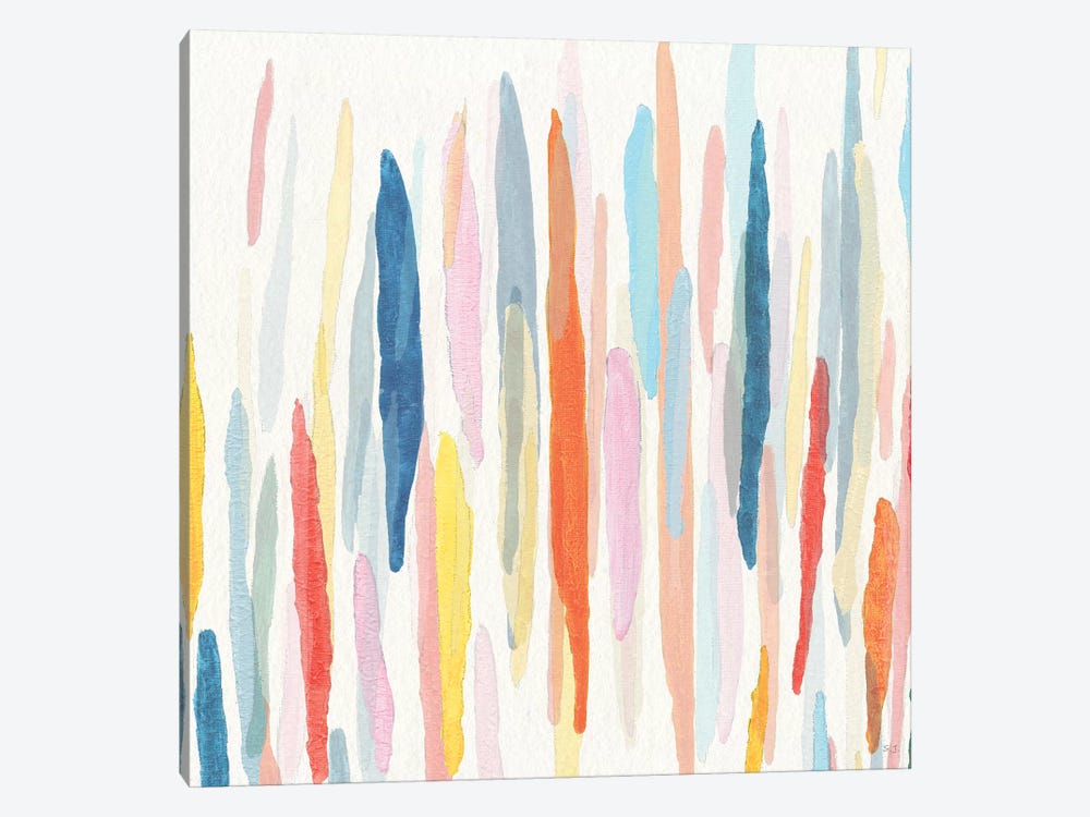 Rhythm and Color I by Susan Jill 1-piece Canvas Art Print