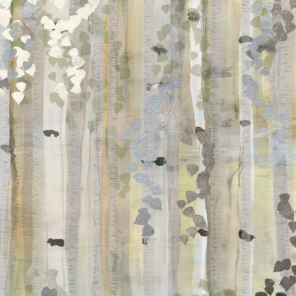 Birch Trees: Spring Birch Grove II by Susan Jill