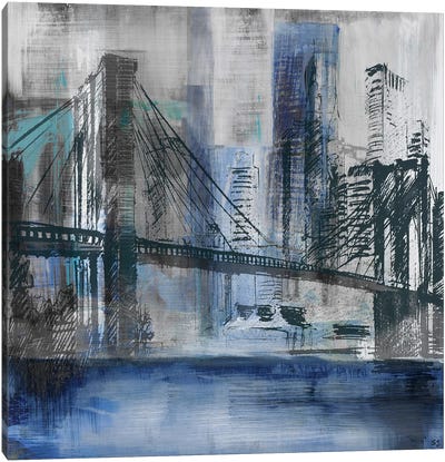 Brooklyn Bridge Canvas Art Print - New York Art