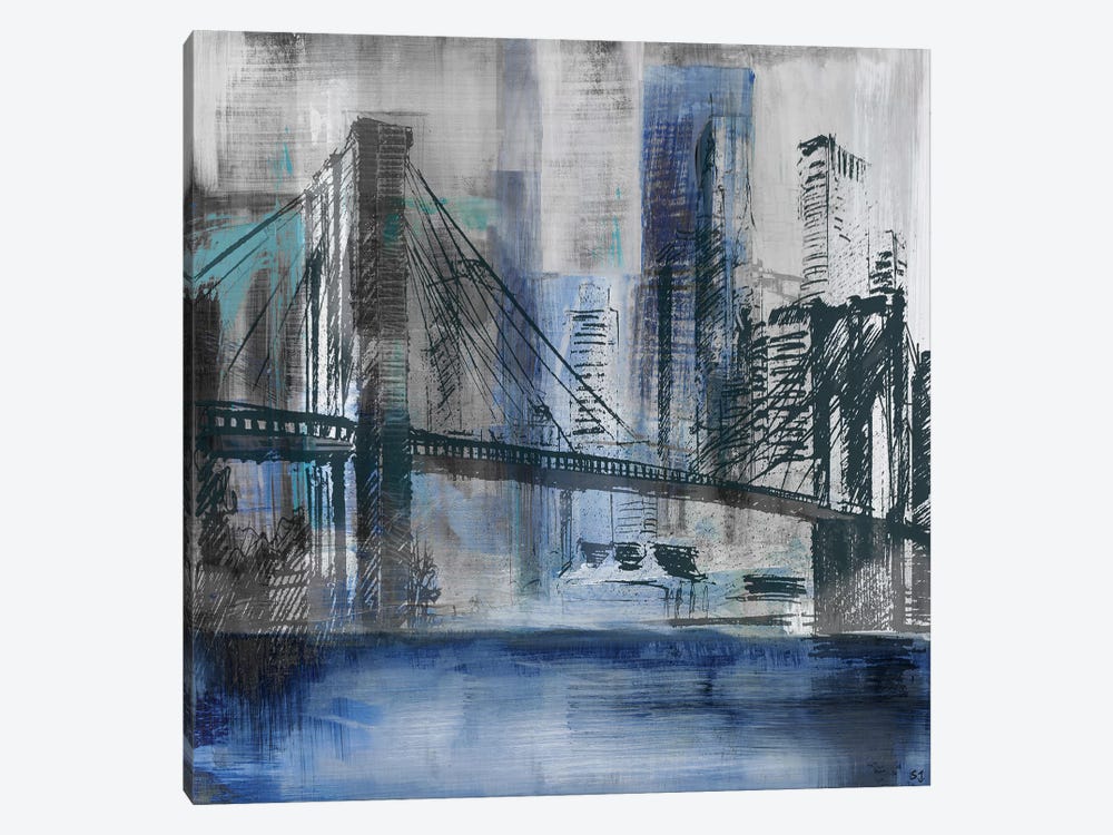Brooklyn Bridge by Susan Jill 1-piece Canvas Wall Art