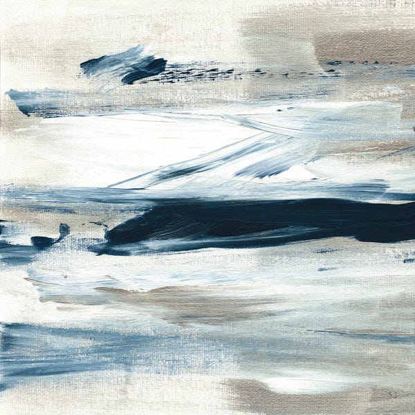 Abstract Watercolors: Tumultuous Indigo III by Susan Jill
