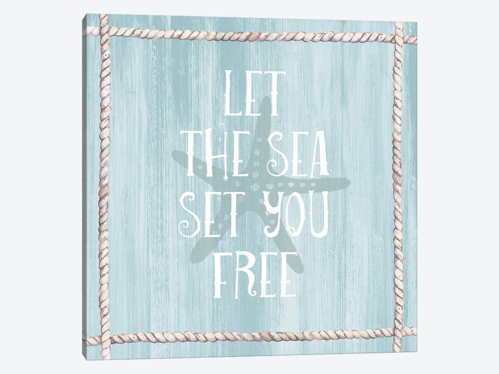Let The Sea by Susan Jill 1-piece Canvas Art Print