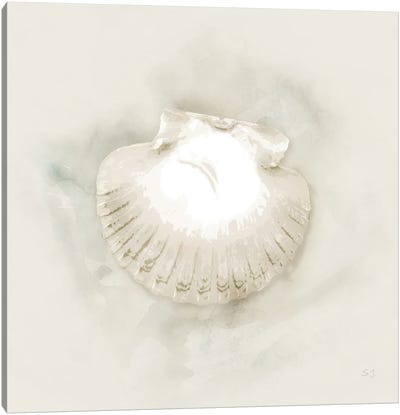 Soft Sand And Shell II Canvas Art Print - Susan Jill