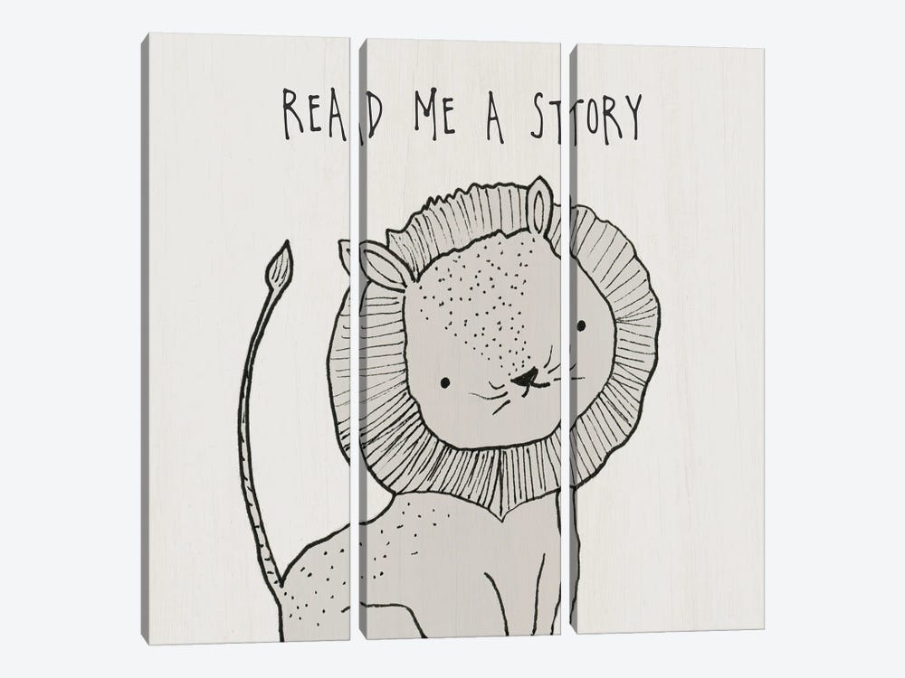 Read Me A Story by Susan Jill 3-piece Canvas Print