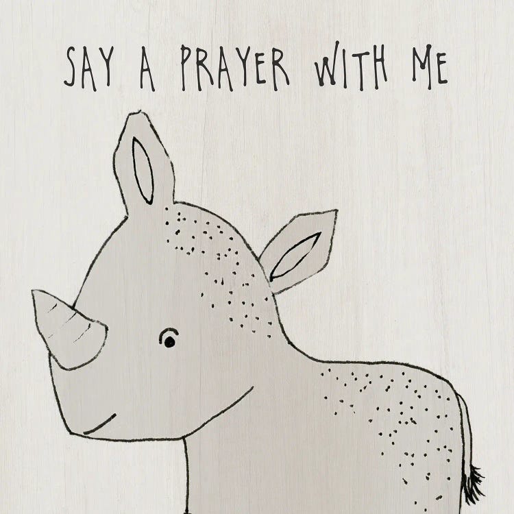 Say A Prayer With Me by Susan Jill wall art