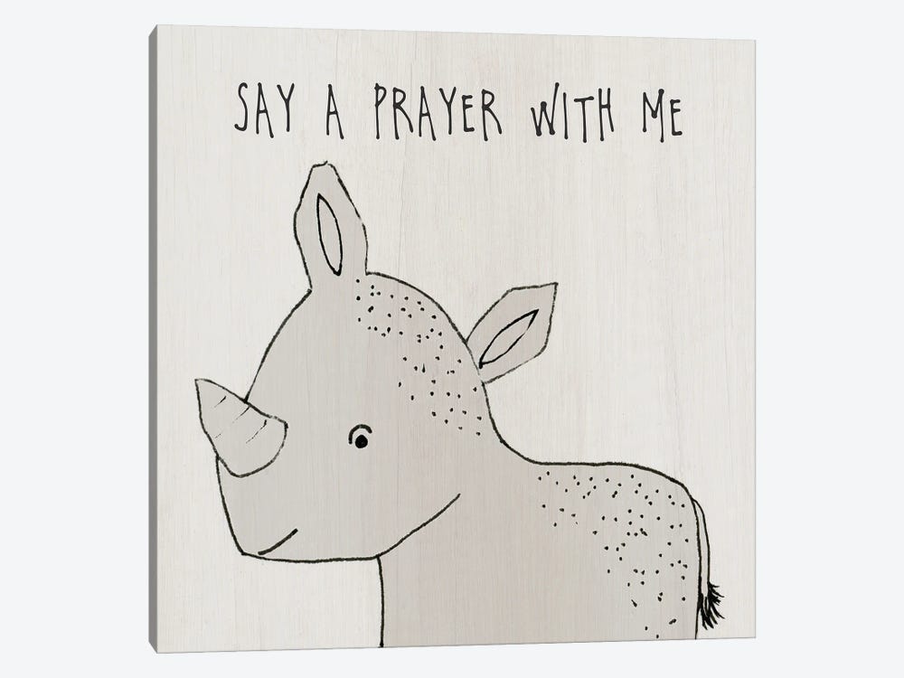 Say A Prayer With Me by Susan Jill 1-piece Canvas Wall Art
