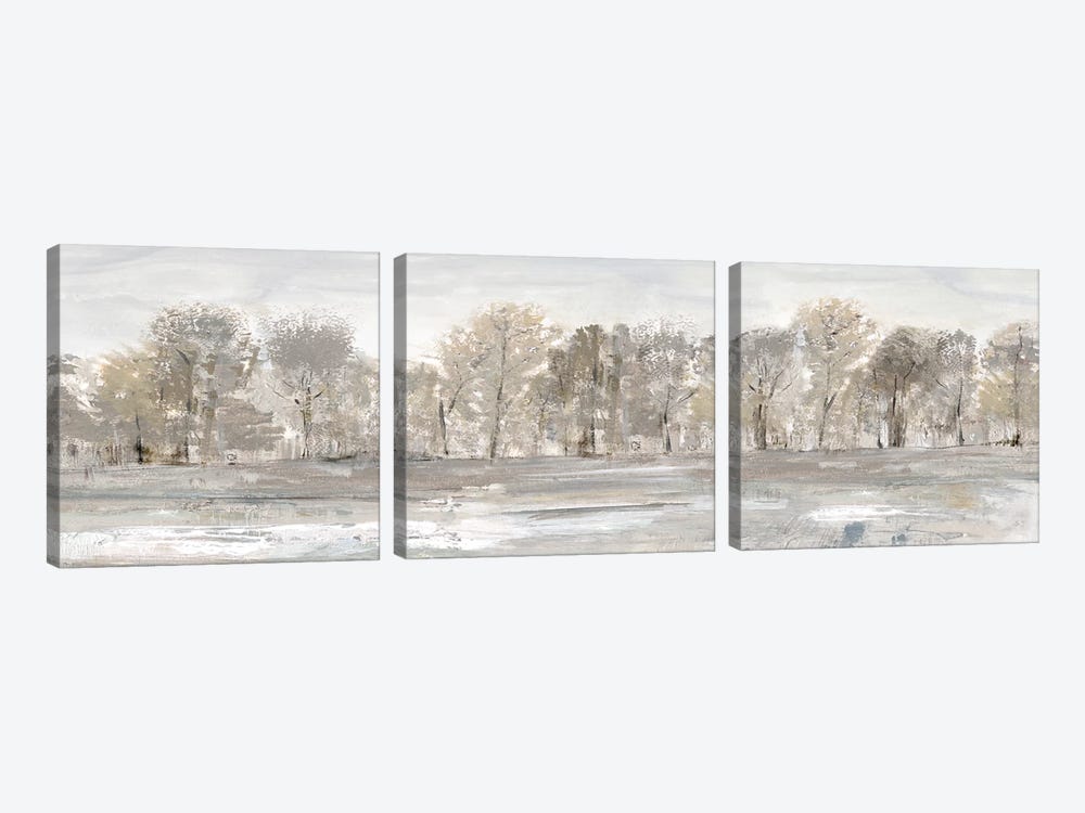 Meadow's Edge Vista by Susan Jill 3-piece Canvas Print