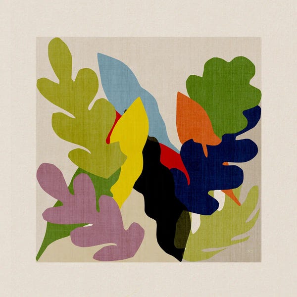 Tropical Leaves: Electric Garden II by Susan Jill