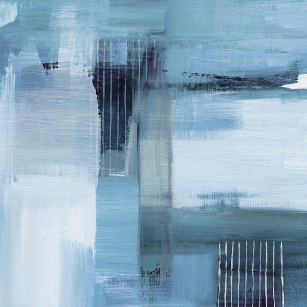 Art Pairs: Path in Blue I by Susan Jill