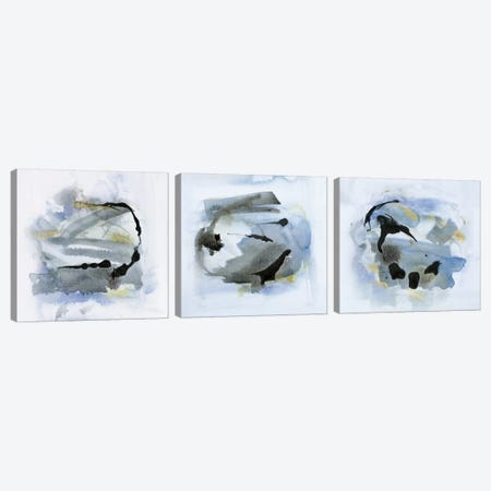 Cool Water Triptych Canvas Print Set #SUS3HSET003} by Susan Jill Art Print
