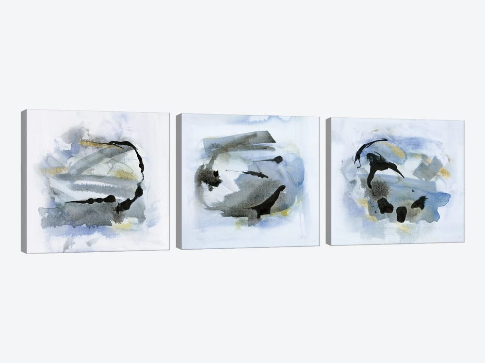 Cool Water Triptych by Susan Jill 3-piece Canvas Art Print