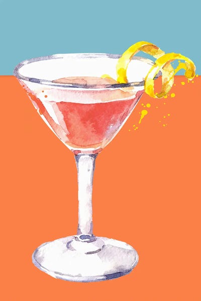 Martini: Neon Cosmo by Susan Jill