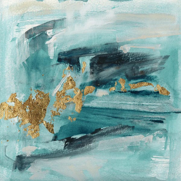 Blue & Gold: Clear Spring I by Susan Jill