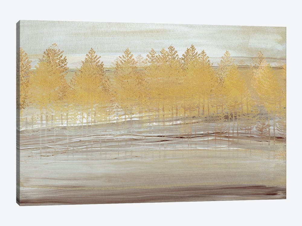 Golden Forest  by Susan Jill 1-piece Canvas Artwork
